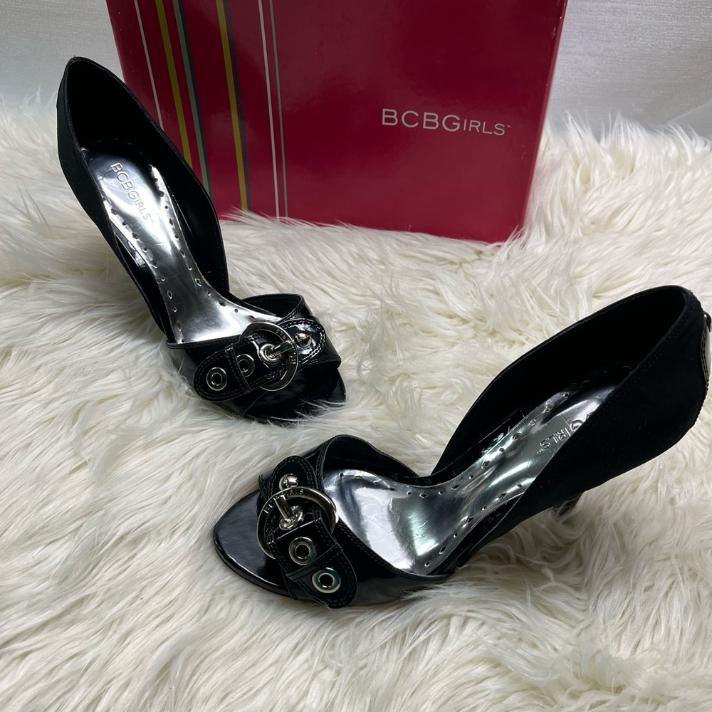Open toe heels